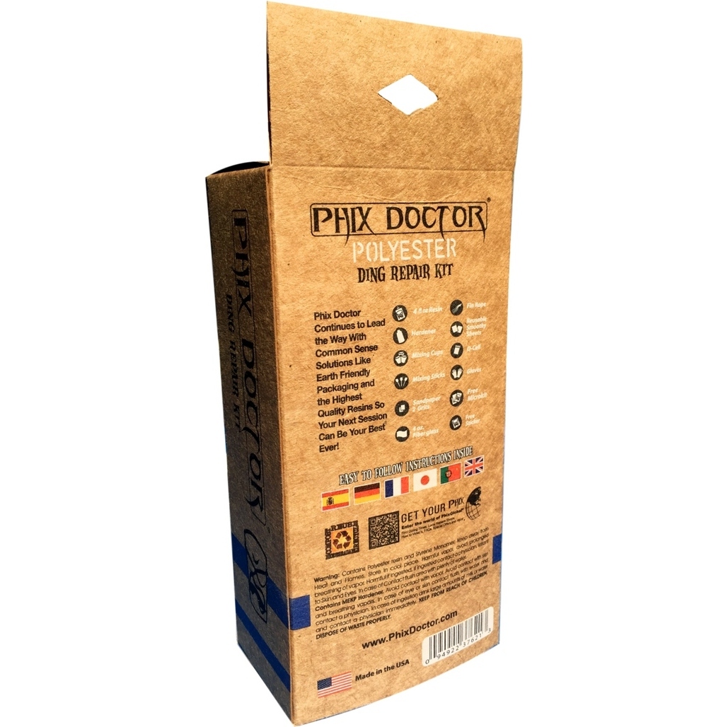 Phix Doctor PU Polyester Resin Repair Kit - Large 4oz PHD006